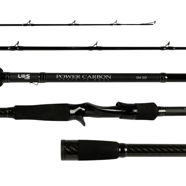 Lumis Power Carbon Power Carbon Cast 8'0'' 50LB Preta New Model