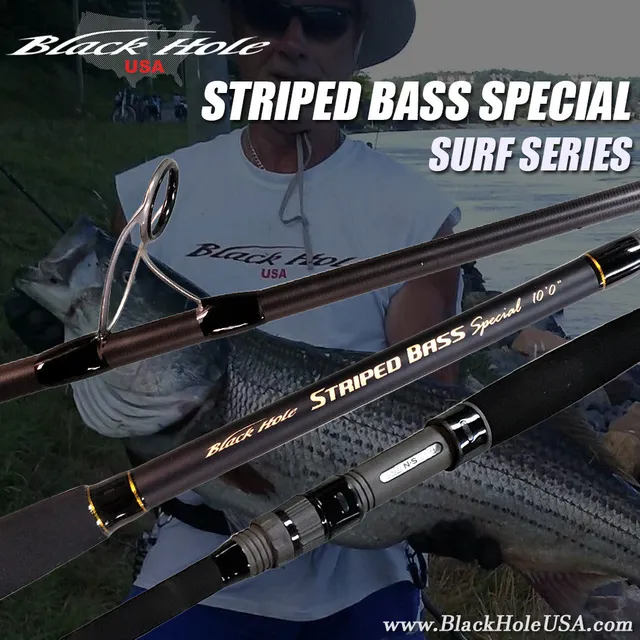 Black Hole Striped Bass Special Surf 12' Conventional Fast (2 - 8 oz)