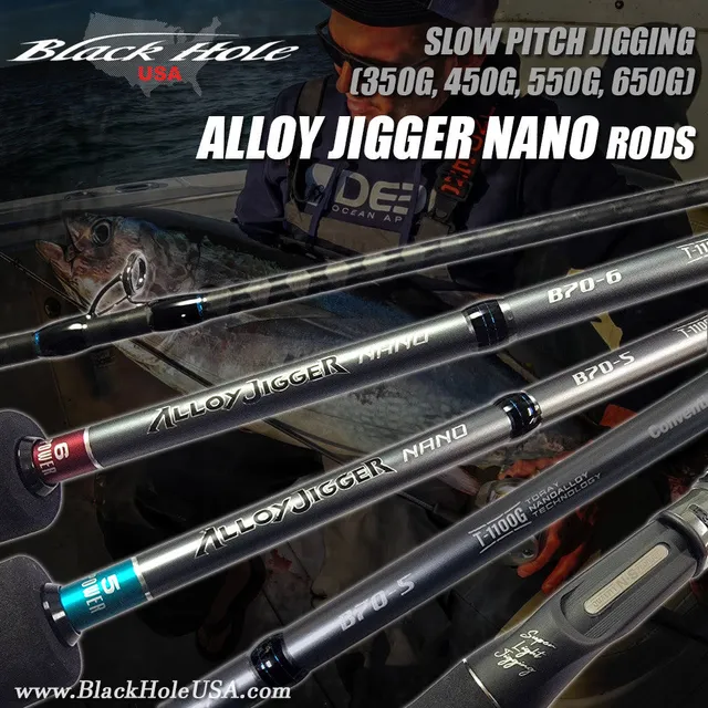 Black Hole Alloy Jigger Nano Slow Pitch Jigging B70-3