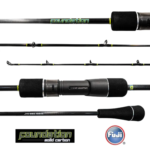 JYG Pro Fishing Foundation Solid Carbon Solid Carbon 60 Casting