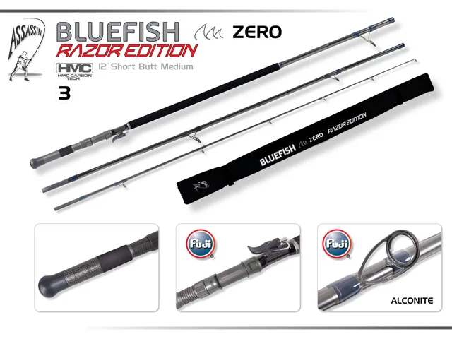 Assassin Bluefish Zero Razor Edition Bluefish Zero Razor Edition 13' Spin Medium 3 piece Long Butt