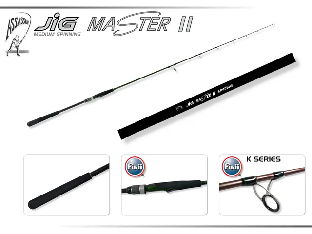 Assassin Jigmaster II JIGMASTER II 6' Medium Spinning