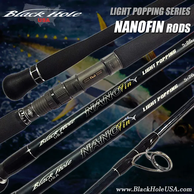 Black Hole NANOFIN Light Popping Nanofin 7'6"