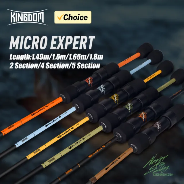 Kingdom Micro Expert Micro Expert 1.65m Spinning 5pc